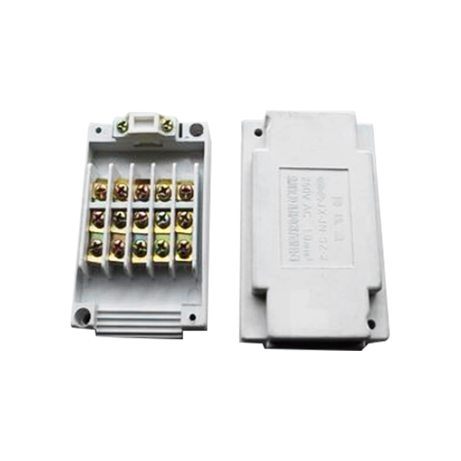 JX-JN-SZ-2 250V 1mm² Cutie de borne albă cu 5 poziții